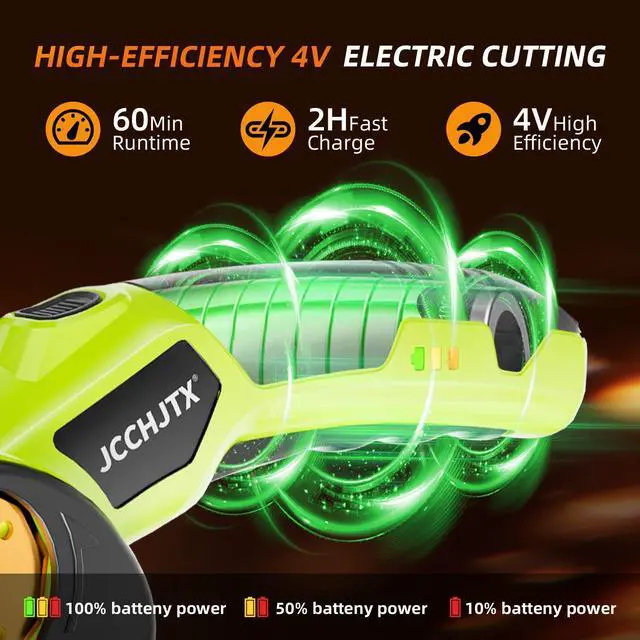 Alt view image 6 of 7 - Cordless Electric Scissors, Cardboard Cutter with LED Light, 4V Rechargeable Electric Box Cutter, 2 SKS7 Blade, Suitable for Cloth, Cardboard, Leather, Plastic, Fabric (Green)