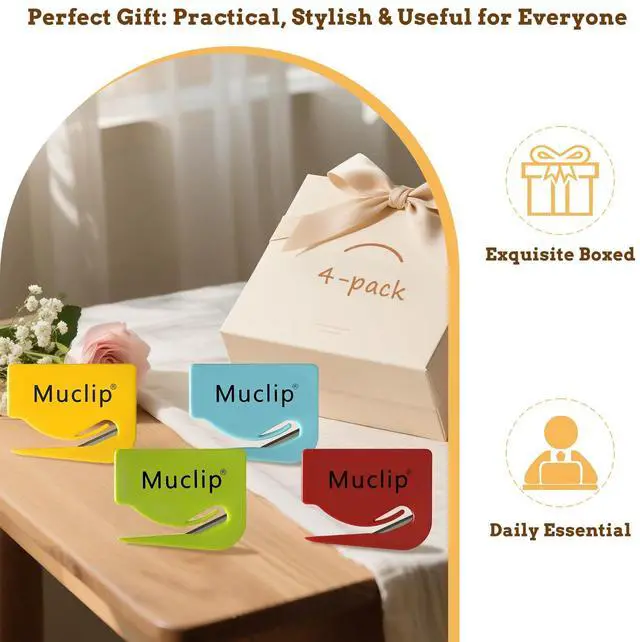 Alt view image 7 of 7 - 4 Pack Letter Opener Set - Invisible Blade,Envelope Opener for Mail,Parcels,Wrapping Paper,Office and Home Use, Ergonomic ABS Plastic Multi-Purpose Envelope Slitter Tool