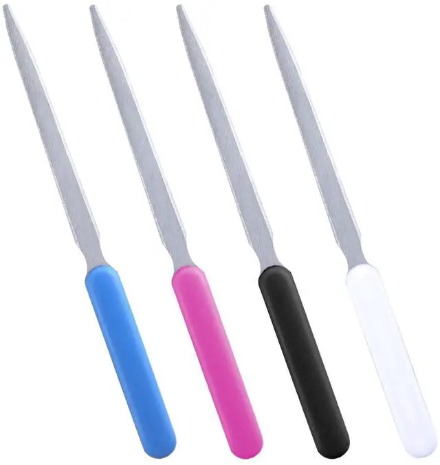 Main image of 4 Pack Multicolor Letter Openers,Stainless Steel Envelope Opener Slitter,Mail Opener Knife,Letter Opener Envelope Slitter,Paper Knife,Sharp Letter Opener,Perfect for Office,Home and School Use