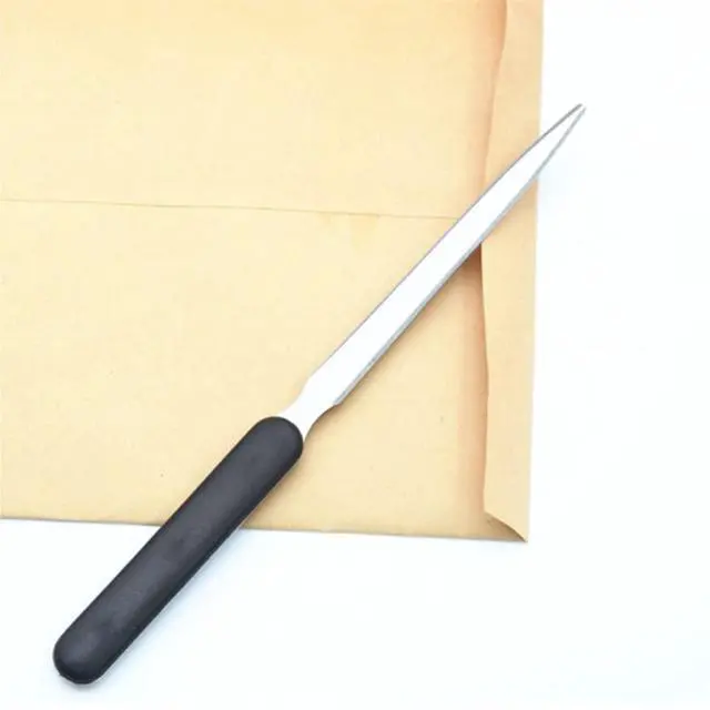 Alt view image 4 of 6 - 3pcs Office Letter Opener, Stainless Steel Knife-Edge Blade Envelope Openers, Lightweight Mail Slitter with Ergonomic Grip Handle for Home and Office Use, Mixed Colors