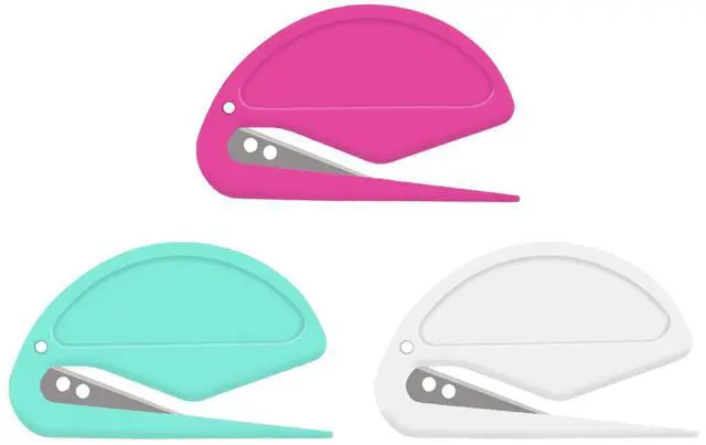 Main image of 3 Pack Letter Opener Envelope Slitter Envelope Opener with Safety Concealed Sharp Blade Neatly Opened Without Damage.Mail Opener for Women Men,Office Worker,Graduate Students,Home,Office,Postal