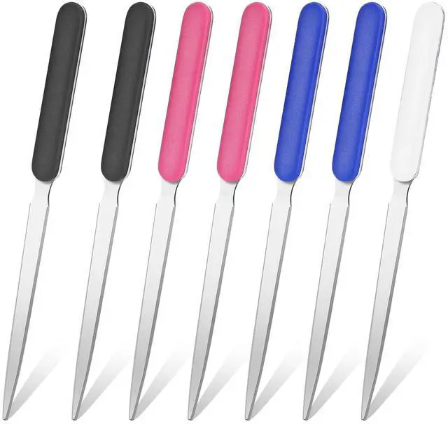 Main image of 7 Pack Letter Opener Set, 7.5 Inch Stainless Steel Envelope Slitter, Efficient Mail Opener Tool Ideal for Office and Home Use