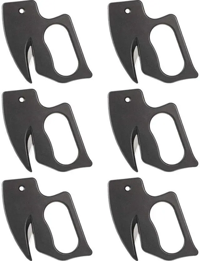 Main image of 6pcs Letter Opener Envelope Slitter Plastic Envelope Opener with Safety Concealed Sharp Blade for Women Men, Office Worker, Office, Home
