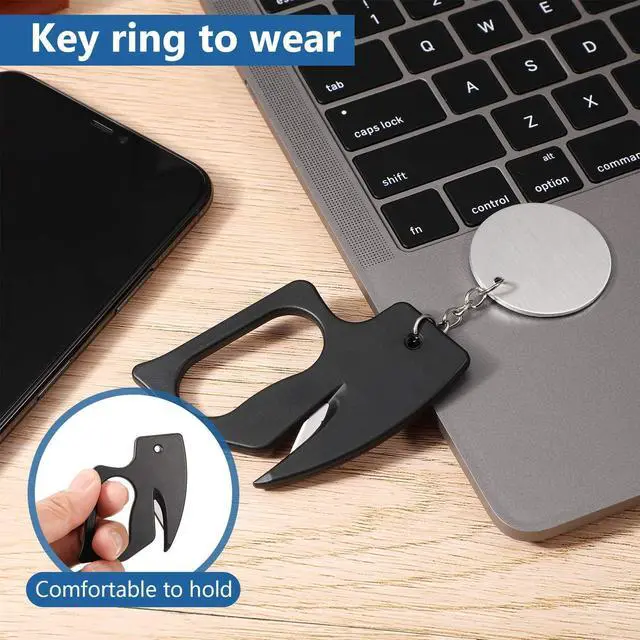 Alt view image 4 of 7 - 6pcs Letter Opener Envelope Slitter Plastic Envelope Opener with Safety Concealed Sharp Blade for Women Men, Office Worker, Office, Home