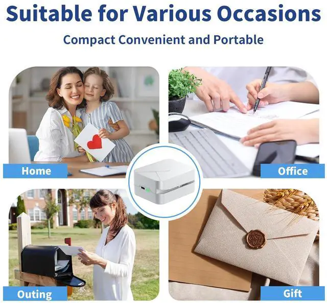 Alt view image 7 of 7 - Rechargeable Electric Letter Opener Mail Opener Letter Openers Envelope Slitter Automatic Letter Opener Portable & Safe Blade Design, Universal Envelope Efficient Tool for Office Home (White)