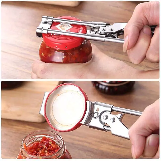Alt view image 7 of 7 - Master Jar & Bottle Opener,Adjustable Multifunctional Stainless Steel Can Opener Jar Lid Gripper,Manual,Kitchen AccessoriesSilver