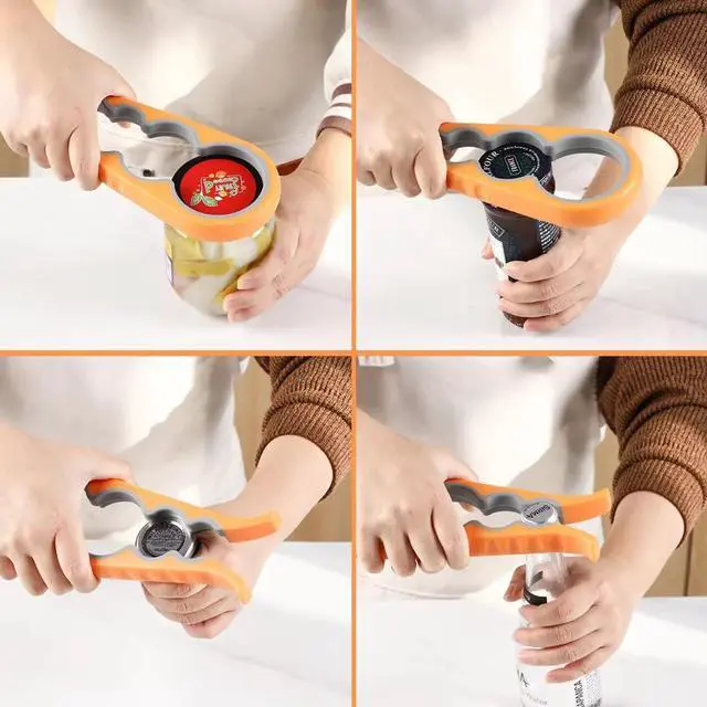 Alt view image 6 of 7 - Easy Grip Jar, Bottle & Can Opener Multi-Use Tool for Low Strength & Weak Hands, Perfect for Seniors with Arthritis