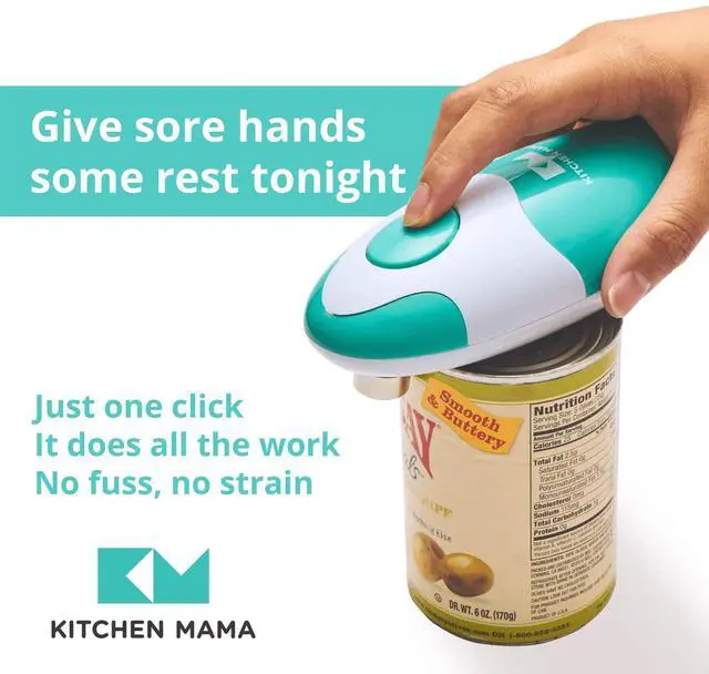 Alt view image 2 of 7 - Auto Electric Can Opener, Teal
