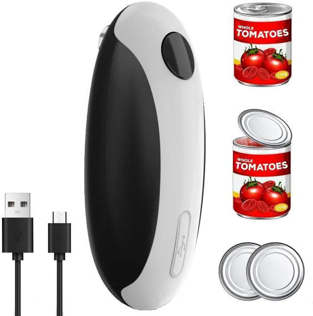 Main image of Electric Can Opener, Can Opener Electric Fits All Can Sizes, One Touch USB Rechargeable Electric Can Opener for Kitchen and Seniors with Arthritis, Chef, Automatic Can Opener, Portable Kitchen Gadgets