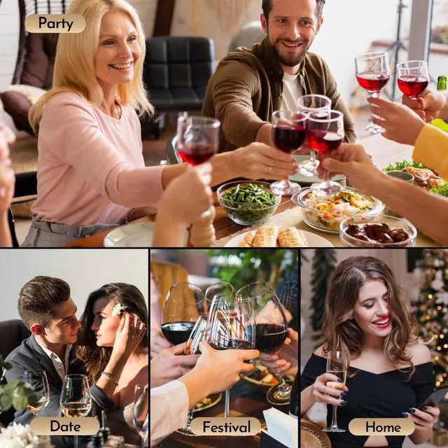 Alt view image 6 of 7 - Rechargeable Electric Wine Opener Set, 5-in-1 Automatic Corkscrew with Foil Cutter & Wine Aerator Pourer, 2 Vacuum Stoppers, Type-C Cable & Stand | Complete Wine Accessories Kit Gift Box