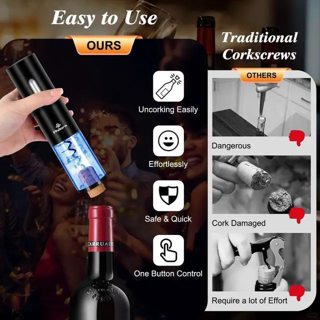 Alt view image 5 of 7 - Electric Wine Opener