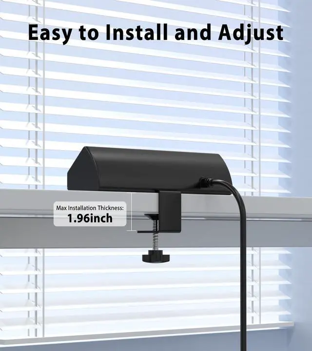Alt view image 6 of 7 - Desk Clamp Power Strip USB C 45W,8 USB,10FT Cable,Black