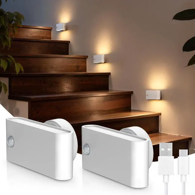 Main image of Motion Sensor Night Light, Rechargeable Stair Lights Indoor