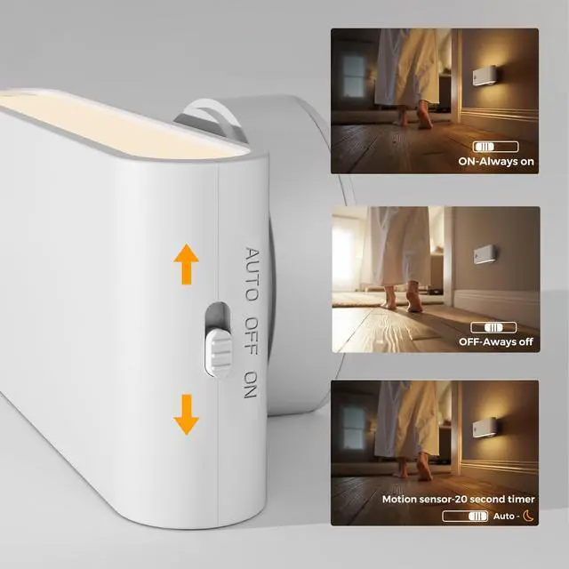 Alt view image 4 of 7 - Motion Sensor Night Light, Rechargeable Stair Lights Indoor