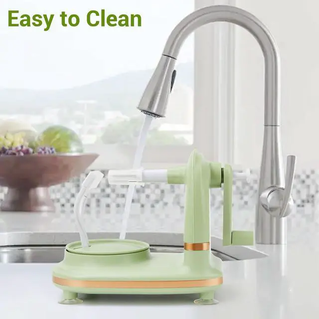 Alt view image 7 of 7 - Apple Peeler, 8 Wedges Apple Peeler Slicer Corer, Apple Slicer, Stainless Steel Blades