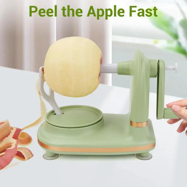 Alt view image 5 of 7 - Apple Peeler, 8 Wedges Apple Peeler Slicer Corer, Apple Slicer, Stainless Steel Blades