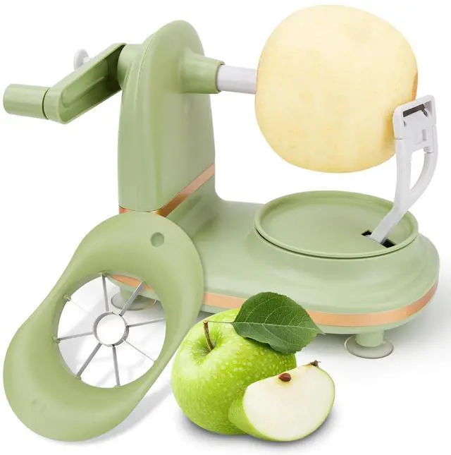 Main image of Apple Peeler, 8 Wedges Apple Peeler Slicer Corer, Apple Slicer, Stainless Steel Blades