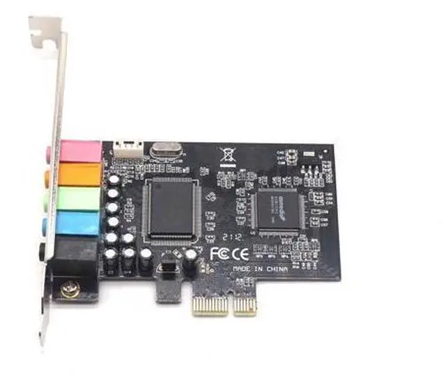 Alt view image 2 of 6 - Weastlinks PCIE PCI-Express Sound Card 5.1CH 5.1 Channel CMI8738 Chipset Audio Interface PCI-E 5.1 Stereo Digital Card Desktop Soundcard
