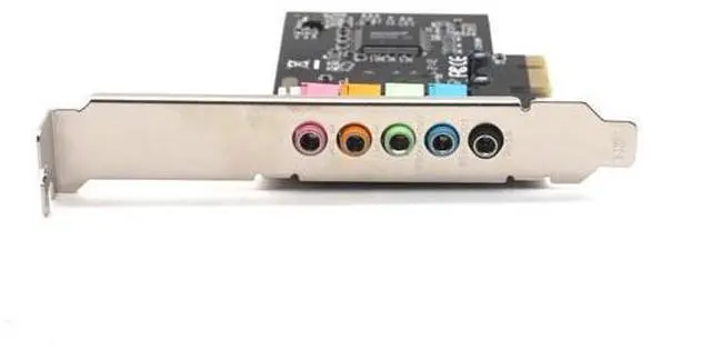 Alt view image 3 of 6 - Weastlinks PCIE PCI-Express Sound Card 5.1CH 5.1 Channel CMI8738 Chipset Audio Interface PCI-E 5.1 Stereo Digital Card Desktop Soundcard