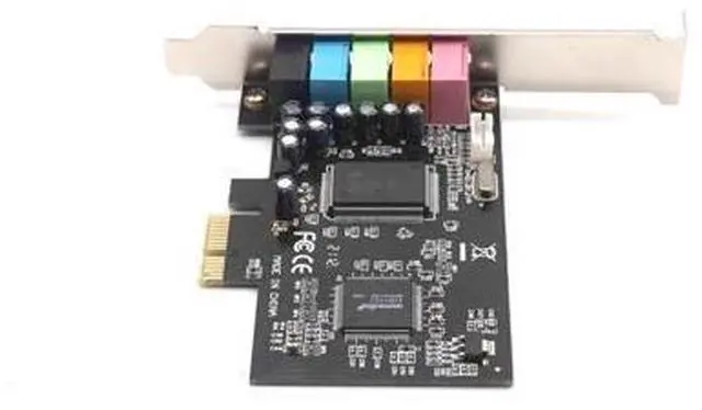 Alt view image 5 of 6 - Weastlinks PCIE PCI-Express Sound Card 5.1CH 5.1 Channel CMI8738 Chipset Audio Interface PCI-E 5.1 Stereo Digital Card Desktop Soundcard