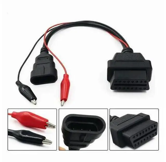 Main image of FOR Cable Connector For 3pin FOR 3 pin OBD2 OBD 16 pin tool adapter cable