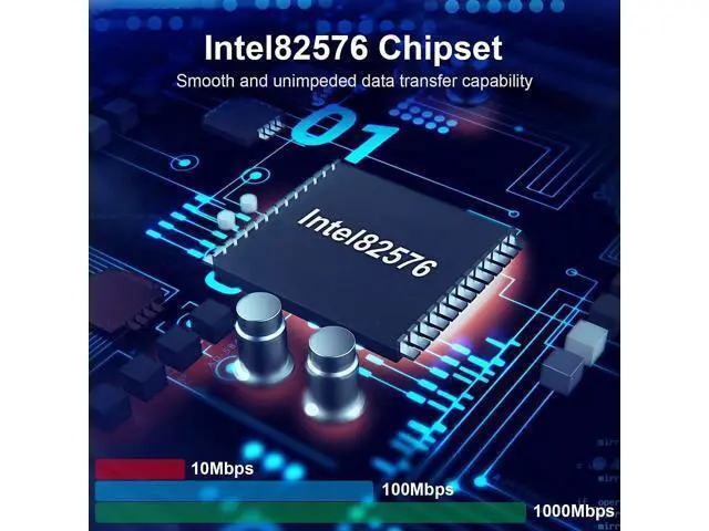 Alt view image 6 of 7 - Dual-Port PCIe X4 Gigabit Network Card 1000M PCI Express Ethernet Adapter with Intel 82576 Two Ports LAN NIC Card for Support PXE SR-IOV for Windows/Windows Server/Linux/Freebsd/DOS with Low Profile