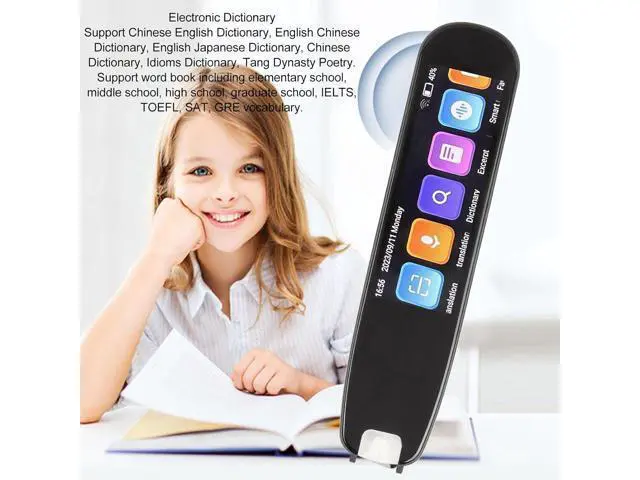 Alt view image 5 of 7 - Languages Translation Pen, Text to Speech Smart Scanner Translator Pen, Real Time 131 Languages Dictionary Pen for Travel siness Learning Meeting, 2.99in Touchscreen Reading Pen