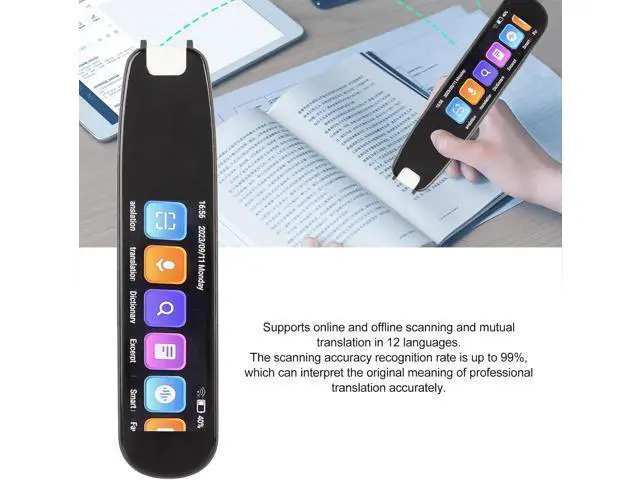 Alt view image 6 of 7 - Languages Translation Pen, Text to Speech Smart Scanner Translator Pen, Real Time 131 Languages Dictionary Pen for Travel siness Learning Meeting, 2.99in Touchscreen Reading Pen