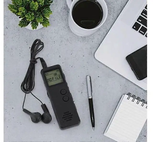 Alt view image 4 of 5 - Ecocleanpath Digital Voice Recorder with Voice Activation & Playback, HD Recording for Lectures & Meetings (Black)