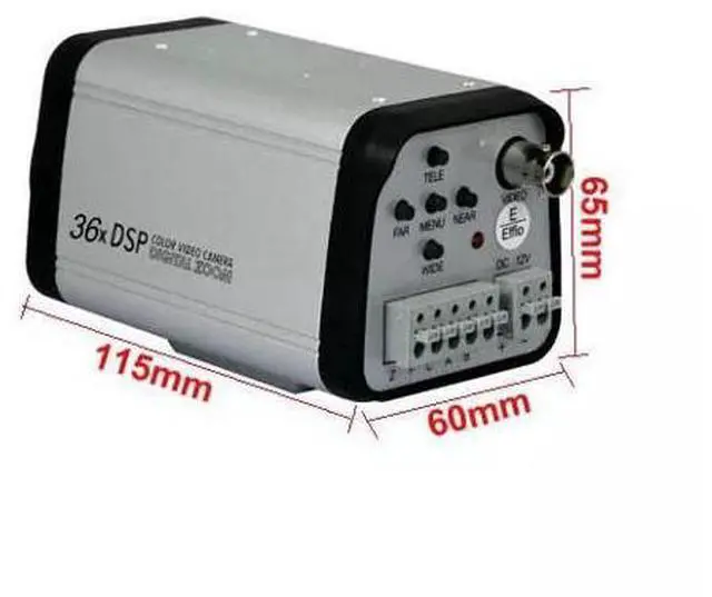 Alt view image 6 of 7 - 1/4" So ny 1200TVL Auto Focus 36X Optical Zoom CCTV DSP Color Video Camera NTSC
