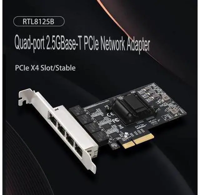 Alt view image 6 of 7 - Dual-Port PCIe X4 Gigabit Network Card 1000M PCI Express Ethernet Adapter with Intel 82576 Two Ports LAN NIC Card for Support PXE SR-IOV for Windows/Windows Server/Linux/Freebsd/DOS with Low Profile