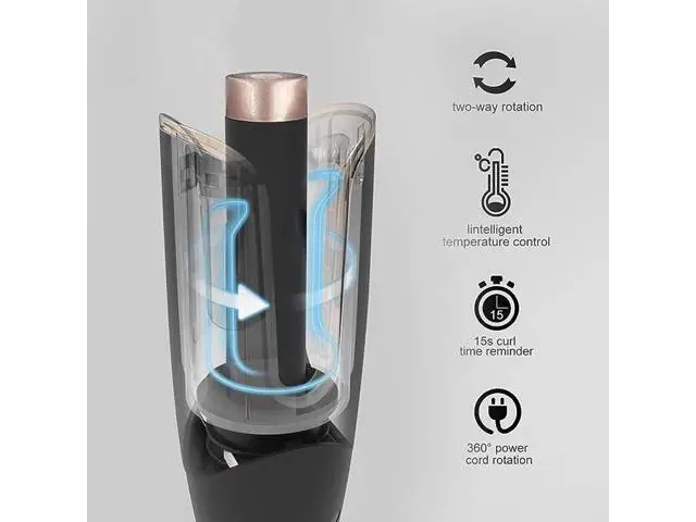 Alt view image 5 of 6 - Professional Automatic Hair Curler Rotating Ceramic Auto Curling Iron for Hair Styling UK