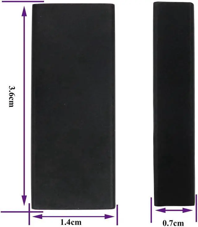 Alt view image 2 of 7 - USB C to USB A Adapter USB 3.0 A Male to USB Type C Female Converter (One-Way Transmission and Charging) for USB Port PC,Laptops,Chargers and Type-C Port U-Disk,Smart Phone Etc(2 Pack-Black)