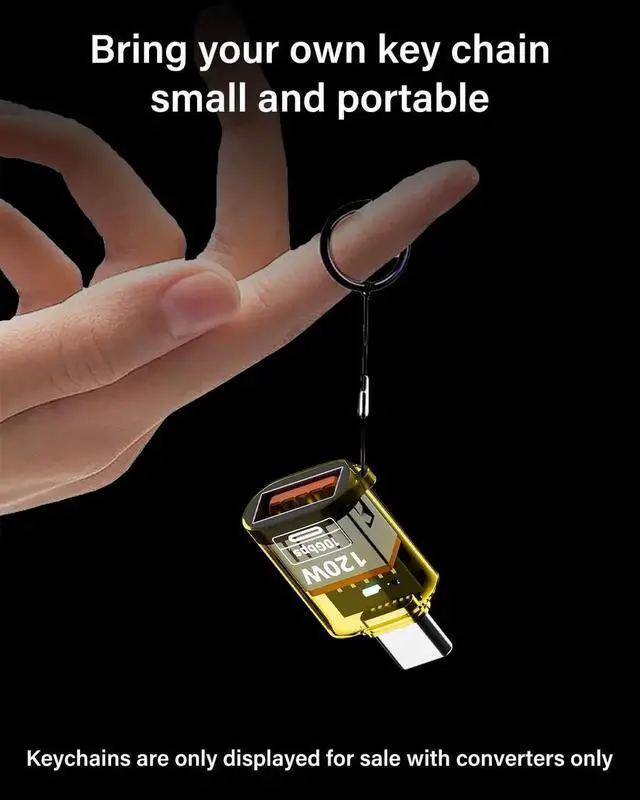 Alt view image 5 of 7 - USB to USB C Adapter PD 120W Type-C Male to USB-A Female Adapter 10Gbps Data Transfer & Fast Charging Compatible with Laptop, Phone, Tablet & PC, 2 Pack (C Male to A Female)