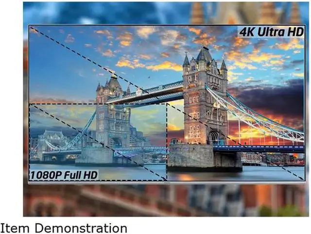 Alt view image 4 of 5 - 4K HDMI Cable 10ft | High Speed,4K @ 60Hz, Ultra HD, 2K, 1080P & ARC Compatible | for Laptop, Monitor, PS5, PS4, Xbox One, Fire TV, Apple TV & More 3m
