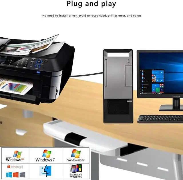 Alt view image 6 of 7 - DB25 Connector Adapter RS232 25 Pin Serial Extension Cable Solderless 25-Pin Port Breakout Replacement Cable with Bare Wire - 1M/3.2Ft (DB25 Male)