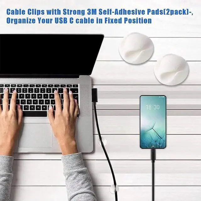 Alt view image 6 of 7 - Oculus Quest 2 VR Link Cable, 10FT/3M VR Headset Cable for Oculus Quest 2/Quest 1, 90 Degree 3.2 gen USB C to A High Speed Data Transfer& Fast Charging Cable for Oculus Quest Headset to a Gaming PC