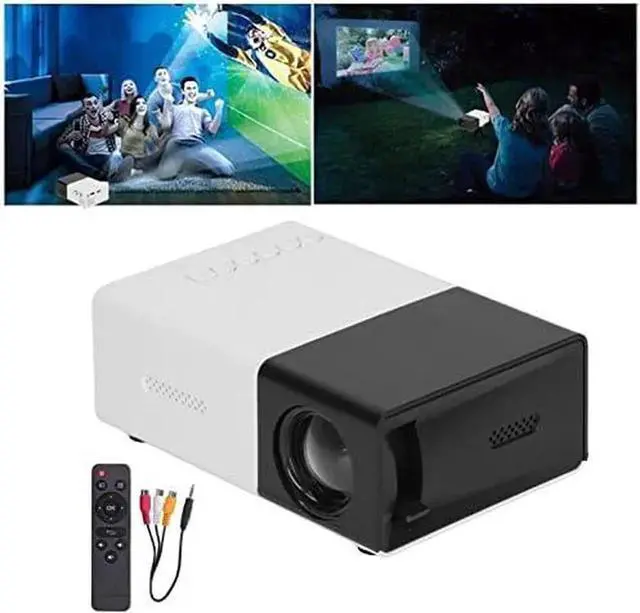Alt view image 3 of 3 - 1080p Portable Movie Projector, Mini Projector Video TV Projector for Indoor Placement Outdoor Outings