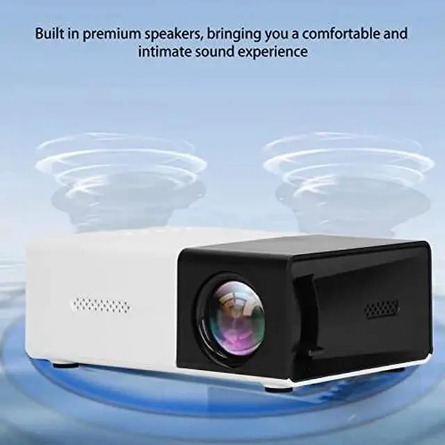 Alt view image 2 of 3 - 1080p Portable Movie Projector, Mini Projector Video TV Projector for Indoor Placement Outdoor Outings