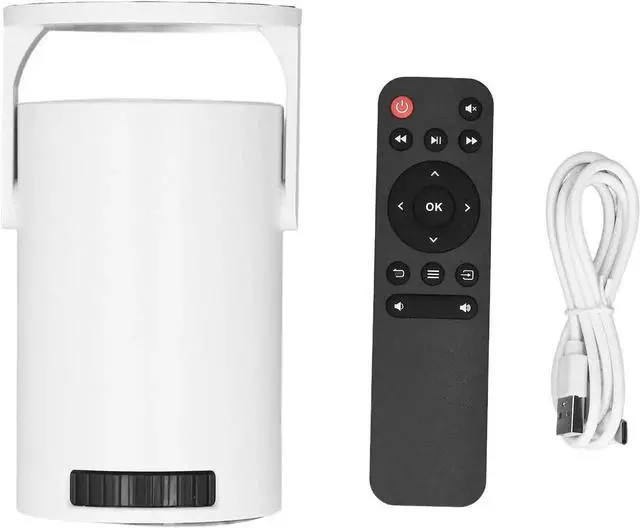 Alt view image 7 of 7 - 4K Mini Projector, Portable Home Projector for Android 12.0, 1080P 2.4G Cordless Smart Projector with 180 Deg Rotatable Remote Control, Outdoor Projector for Phone TV Stick Laptop