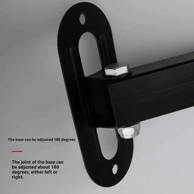 Alt view image 3 of 6 - Adjustable Metal Mount Bracket for Projector and Security Camera with 360 Degree Rotation 180 Degree Base Tilting