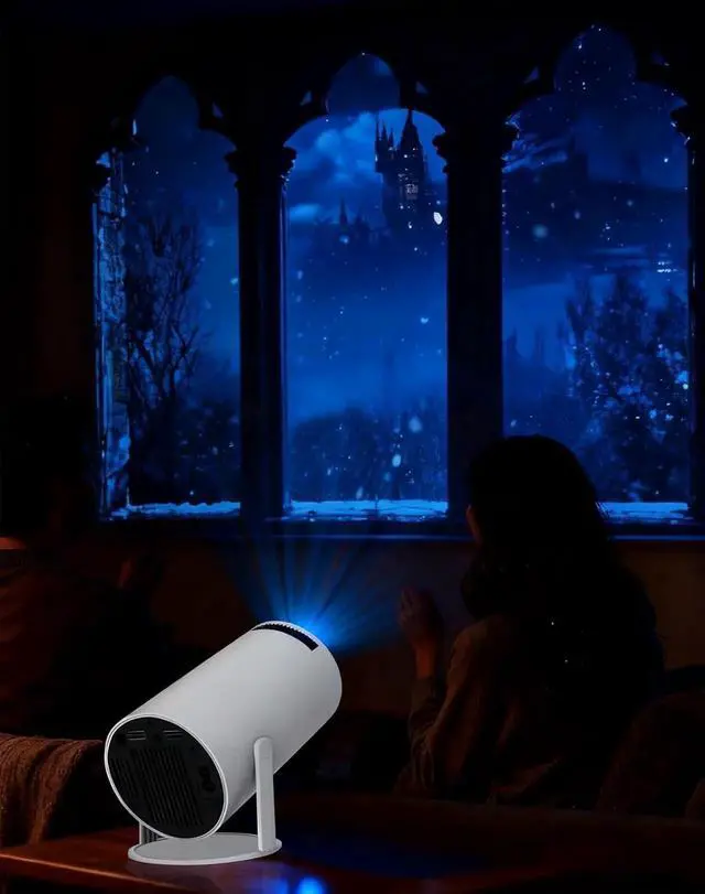 Main image of VistaCast Mini 210° Smart Projector With Extra Large-Screen Display | 20+ Window Scenes | Castle Window Projector, 100 Screen From 2M, Built-in Speaker, WiFi & Bluetooth, For Bedroom Or Living Room