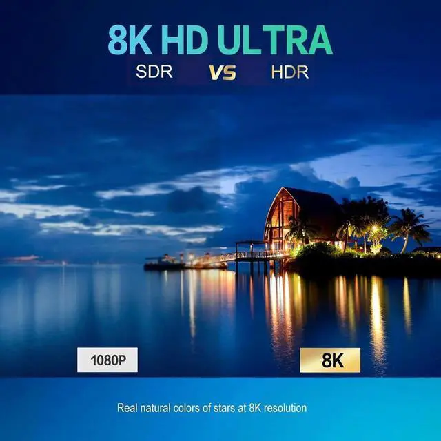 Alt view image 4 of 7 - Smart Projector, WiFi 6 BT5 Bluetooth Projector, 15000 Lumen 4K Projector Support, Full HD 1080P Video Projector, Mobile Home Theater Projector for HDMI/USB/TV Stick