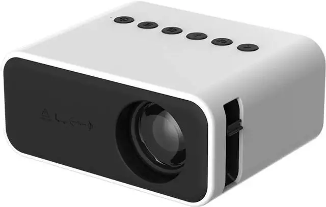 Main image of Home Projector,5s Boot with Rich Colors,100 Inch Portable Outdoor Camping Home Theater,Mini Micro LED Projector,Compatible with Android iOS (White)