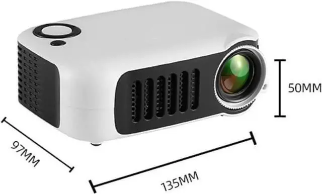 Main image of projectors Mini Portable LED Projector A2000 - 1080P Support Micro HD Projector for Kids, Outdoor Use
