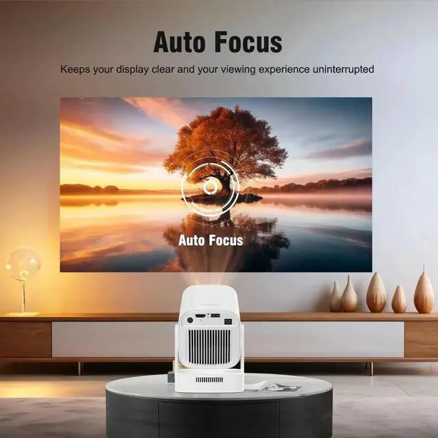 Alt view image 4 of 6 - HY260 Pro Native 1080P Smart Projector ,Support 4K Android 11.0 Movie Projector ,Auto Focus 200 ANSI,Dolby Sound Traveling Projectors