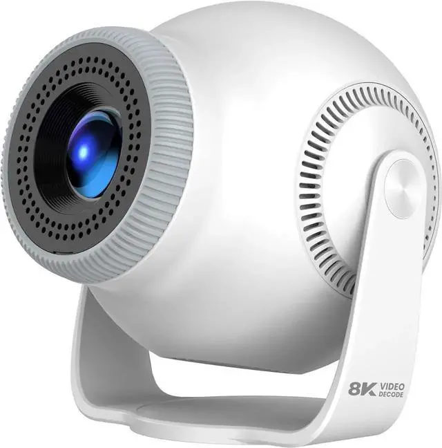 Main image of Video Projector with Allwinner H726, 8K Decoding, 100 Inch Screen, HDR10+, 450 ANSI Lumens, WiFi-6, Bluetooth 5.4, Android 14, 1GB+8GB