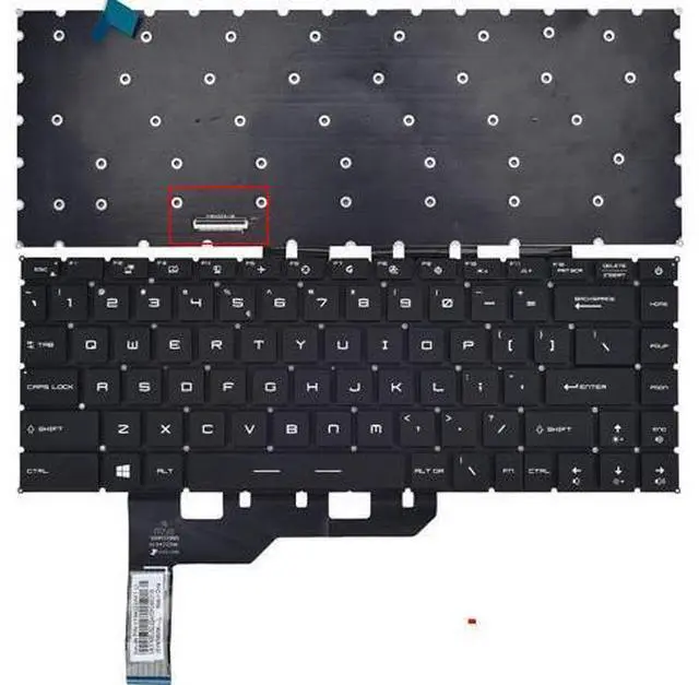 Main image of replacement keyboard for MSI GS66 Stealth 11UH 10SD GS66 12UH MS-16V1 MS-16V3 US RGB Backlit
