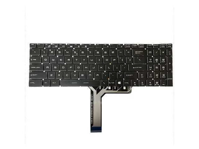 Alt view image 3 of 5 - Replacement keyboard for Steel GS60 GS70 GS72 GT72 GE62 MSI Colorful Backlight Keyboard