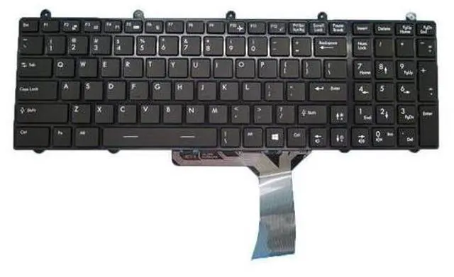 Alt view image 2 of 5 - NO Backlit Keyboard For MSI GX60 GX70 3BE 3CC WT60 2OJ 2OK WT70 2OL Z70 English